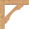 Ekena Millwork Olympic Block Smooth Bracket w/ Offset Brace, Western Red Cedar, 7 1/2"W x 36"D x 36"H BKT0806X36X36OLY05SWR - alternate 2